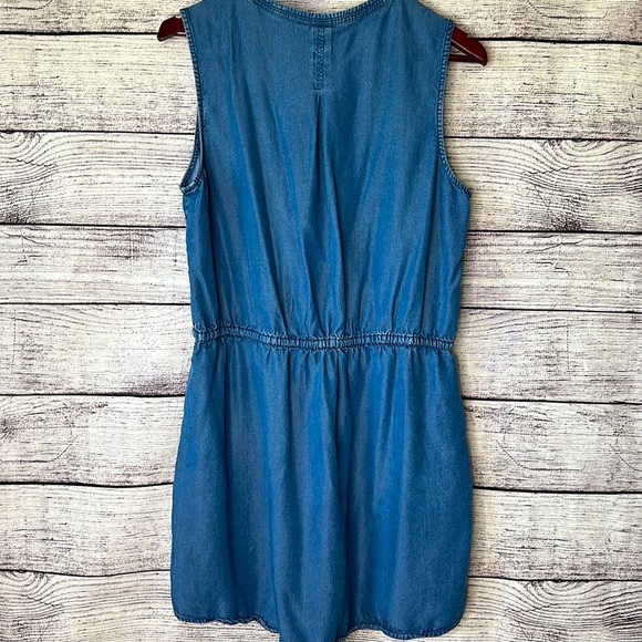 GAP • Tensel V-neck Dress w/ Pockets Size L - Picture 7 of 11